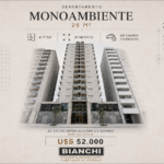 Monoambiente ideal para alquiler vacacional a pasos del mar en Mar del Plata